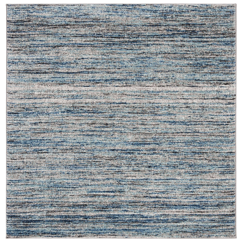 Woodcreek Performance Abstract Rug, Square 5'3"
