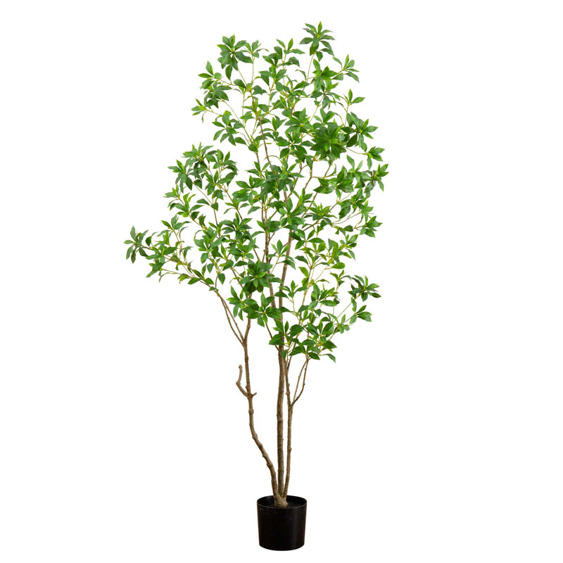 Arbre artificiel 84 po en doublure de pot