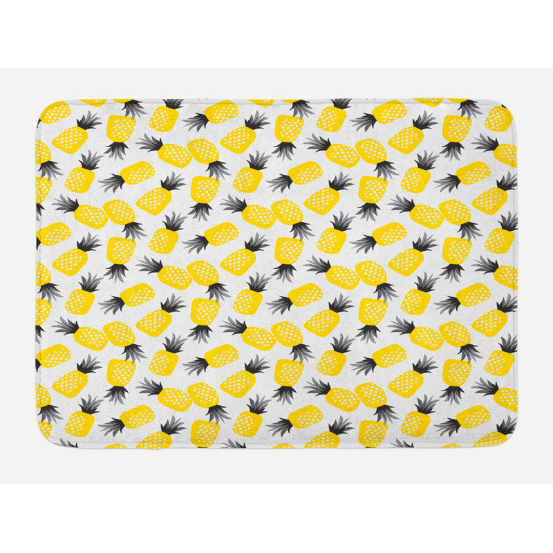 Tapis de bain star ananas