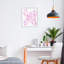 Minimalist Pink Oysters Framed Giclee, design by Lil' Rue-1478619629-1478619617