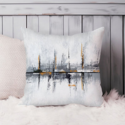 Abstract Transitional Paint Brush Strokes Modern