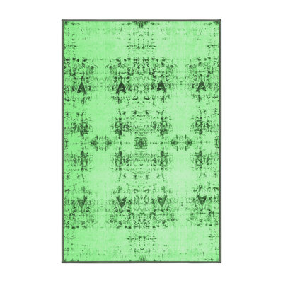 Washable Southwestern Indoor Rug