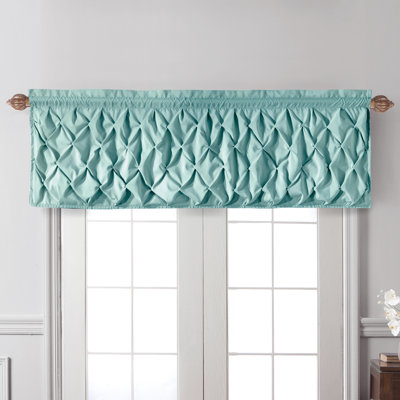 Modern Window Valance with Rod Pocket