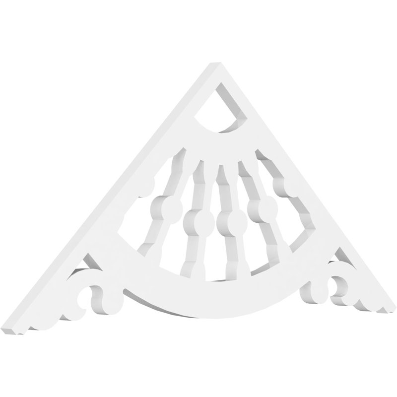 Roue de chariot à pignon en PVC de qualité architecturale, 11 / 12, Plastique, 36 po x 17 po x 1 po