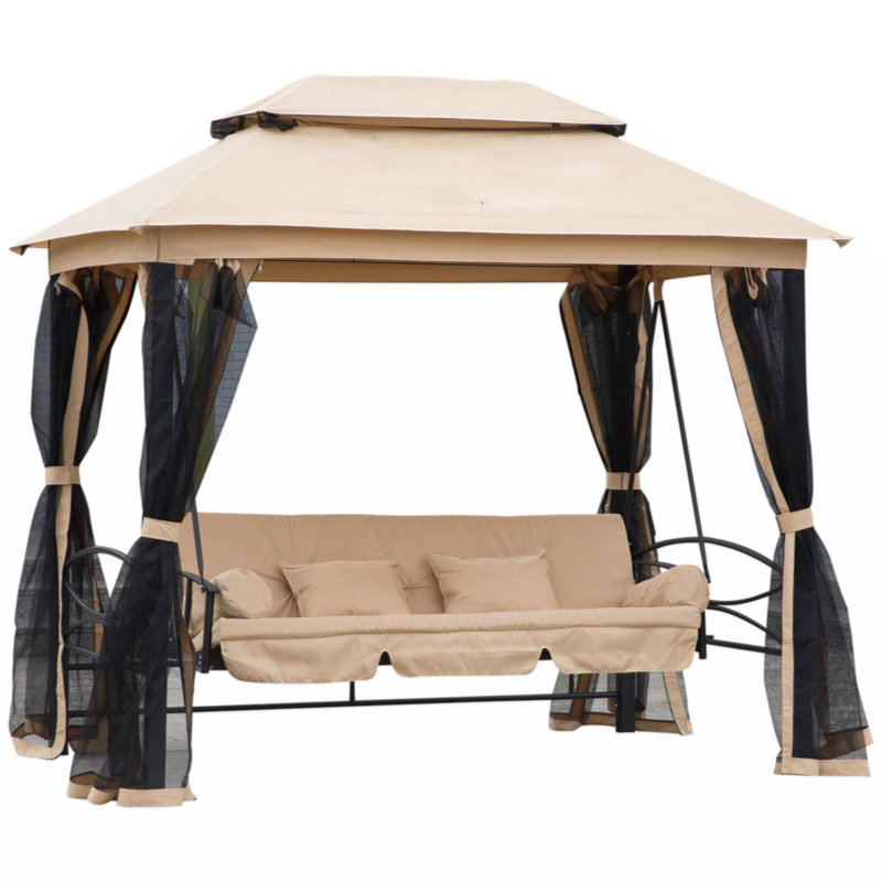 3-Seat Patio Swing Chair