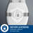 7900TDGSL Commercial Heavy Duty Plastic Toilet Seat, Slow Close, Never Loosens, ELONGATED, White