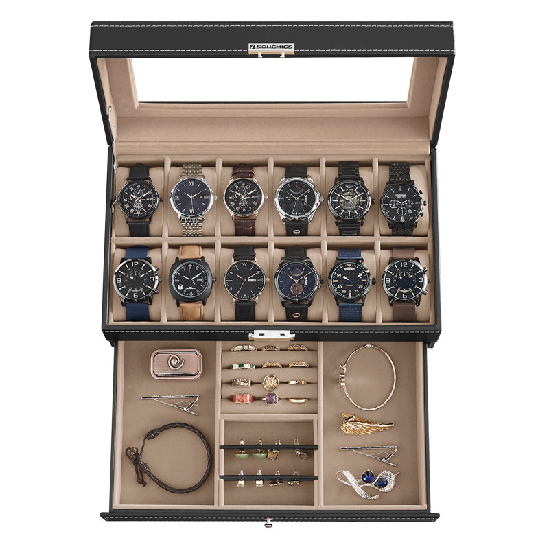 Chastine Steel Watch Box +, Black