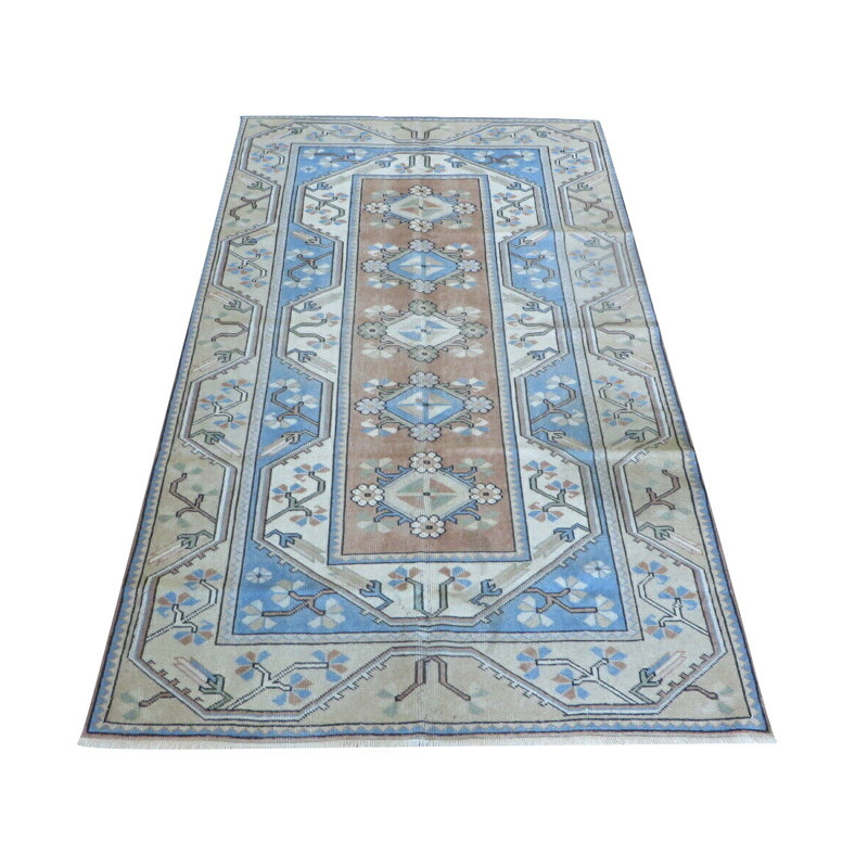 Mailyn One-of-a-Kind 3'11" X 6'8" Wool Area Rug in Rust