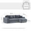 4 Seater Velvet Sofa Bed-651463498