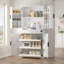 Garde-manger autoportant polyvalent 72 po à 3 tiroirs et 6 tablettes réglables pour la maison et le bureau