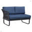 6 Seater Patio Sectional Conversation Furniture Set-1062064816