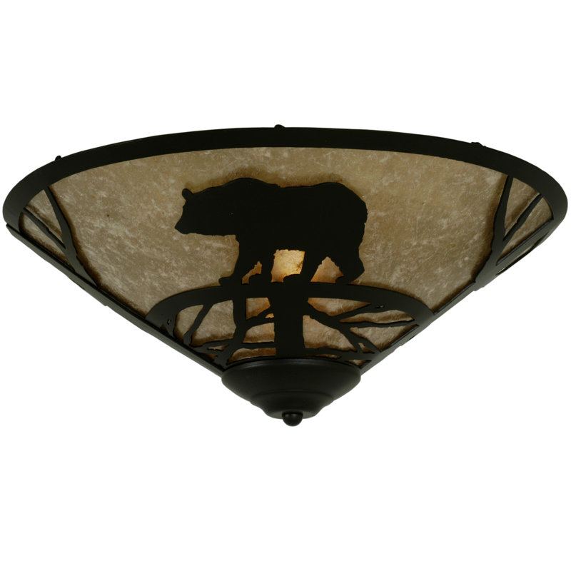 Rustic Lodge 2 - Light Flush Mount