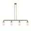 Luminaire suspendu linéaire à 4 lumières pour îlot de cuisine Hallmar-862834790-862834768-862834779