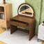 Table de coiffeuse avec miroir tactile et tiroir pour la chambre-188391701