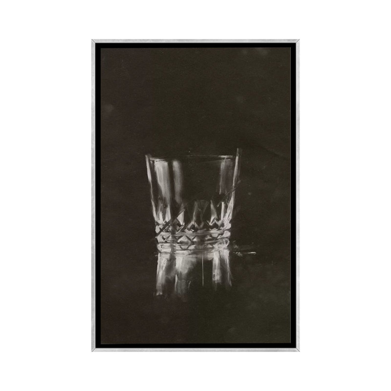 Crystal Barwareviii par Ethan Harper-reproduction d’art, H 40 po x l 26 po x P 1,5 po, Toile avec cadre argenté, Pas de tapis