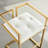Ive Upholstered Counter Stool with Metal Frame-374631230