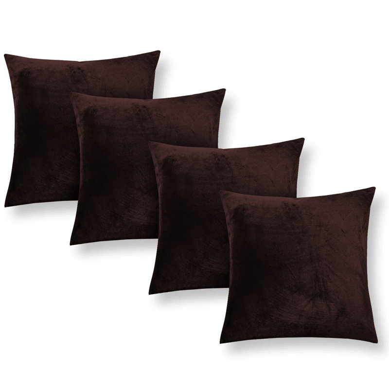 Square Scatter Cushion Cushion Cover, Brown