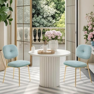 Ensemble de 2 chaises de salle à manger modernes (y compris les chaises)
