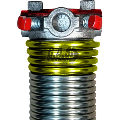 207x1.75x25 Galvanized Torsion Spring - Red