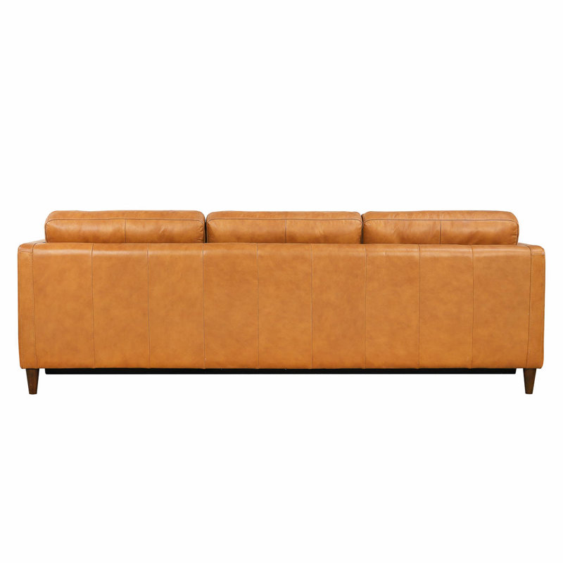 Stoll 93" Power Inclining Genuine Leather Sofa