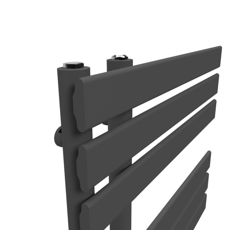 Designer Radiator, 46cm H x 23cm W x 4cm D, Grey