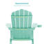 Fauteuil Adirondack toutes saisons en PEHD avec repose-pieds, foyer à 3 positions réglable et pliable avec porte-gobelet pour pelouse, terrasse, bord de piscine-1478308531