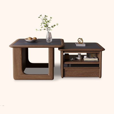 Modern simple solid wood coffee table