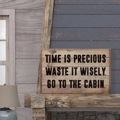 Go To The Cabin Whitewash