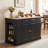 Skylaar 48 " W Kitchen Island with Solid Wood Top-1317624446