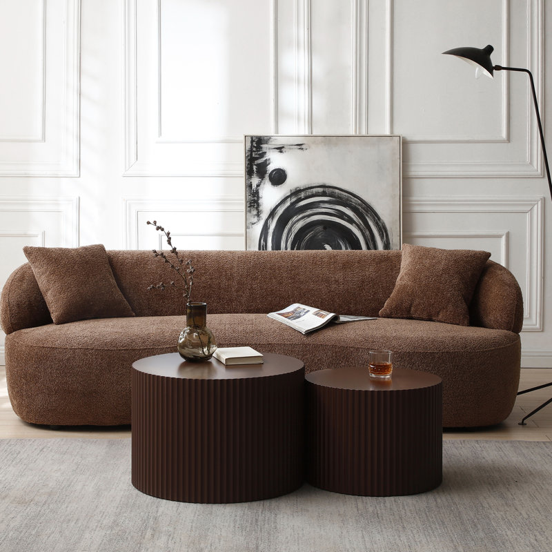 Nesting Coffee Table Set, Brown