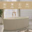 67" X 31" Freestanding Bathtub Solid Surface Soaking Tubs