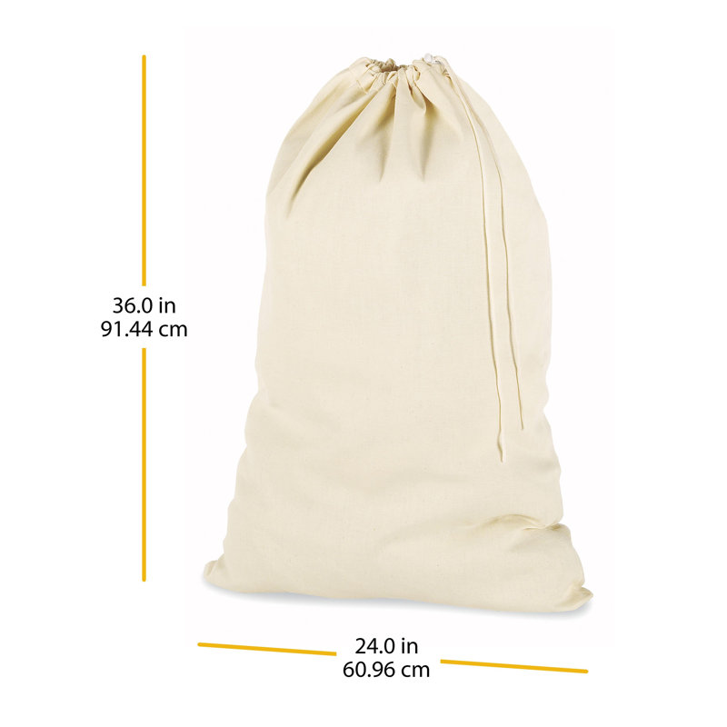 Sac à linge en coton Whitmor