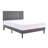 Vegan Leather Platform Bed