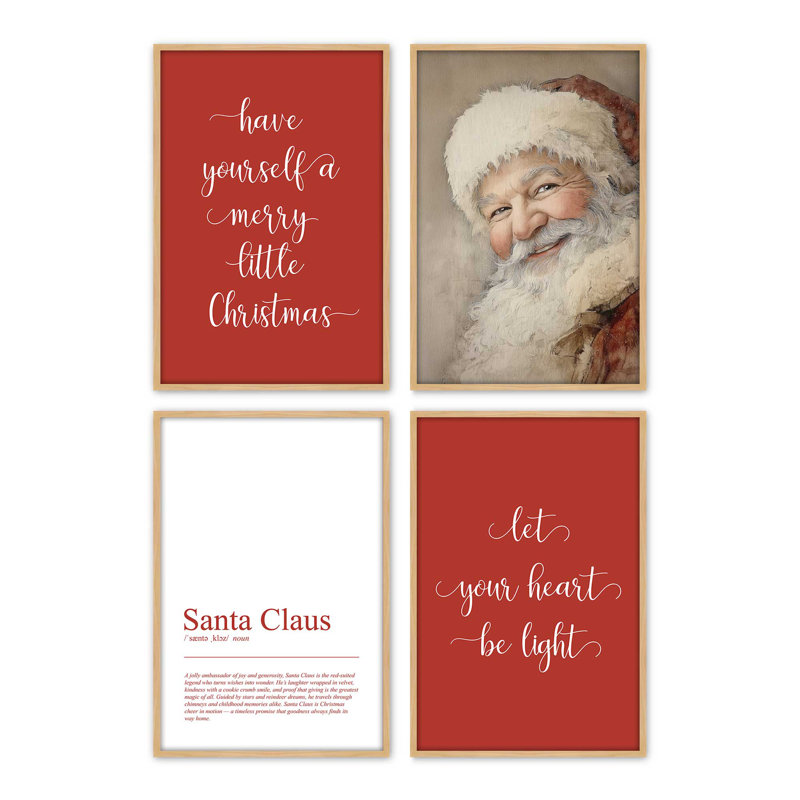 Merry Little Magic, reproduction d'art, Blanc opaque, H 15,5 po x l 50 po