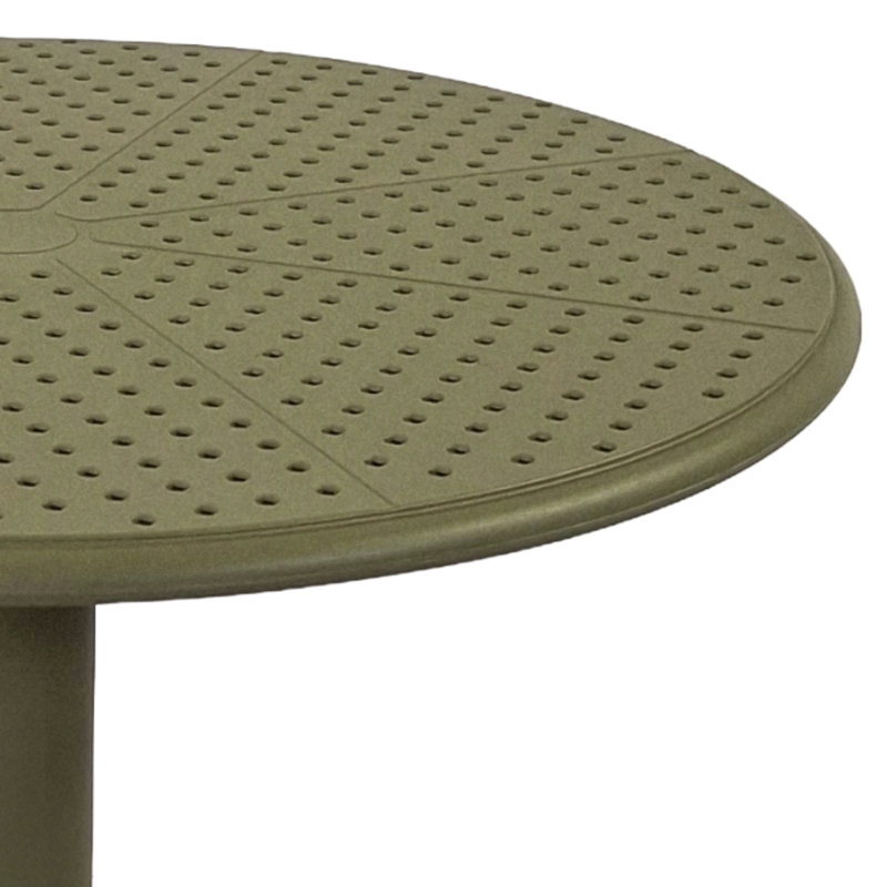 Round Outdoor Bistro Table , 60cm cm W 60cm cm D, Green