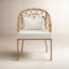 Pebble Upholstered Arm Chair-1665372478