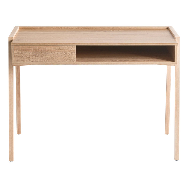 Iron Writing Desk, Brown