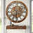 Wall Clock 24" Round Oversized for Living Room decor with Real Moving Gears America Collection-73808859