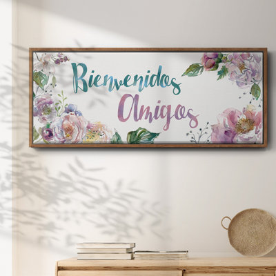 Bienvenidos Amigos - Toile encadrée