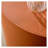 Modern Orange MDF Saddle Leather Round Accent Table