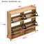 20 Pair Shoe Storage Cabinet