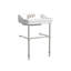 Cheviot Products Évier de salle de bain Essex 24 po avec débordement et base console en métal 31 po-17756038-17756041