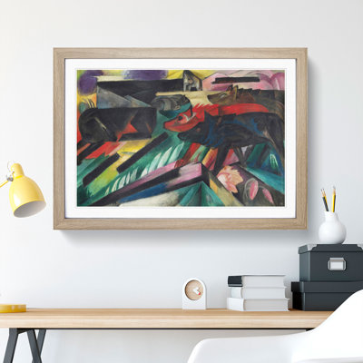 The Wolves by Franz Marc - Picture Frame Painting