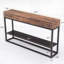 Console de 63 pouces de long en bois massif pour le hall d'entrée et le salon