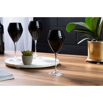 Red Wine Glasses – Large Wine Glasses, Hand Blown Long Stem Wine