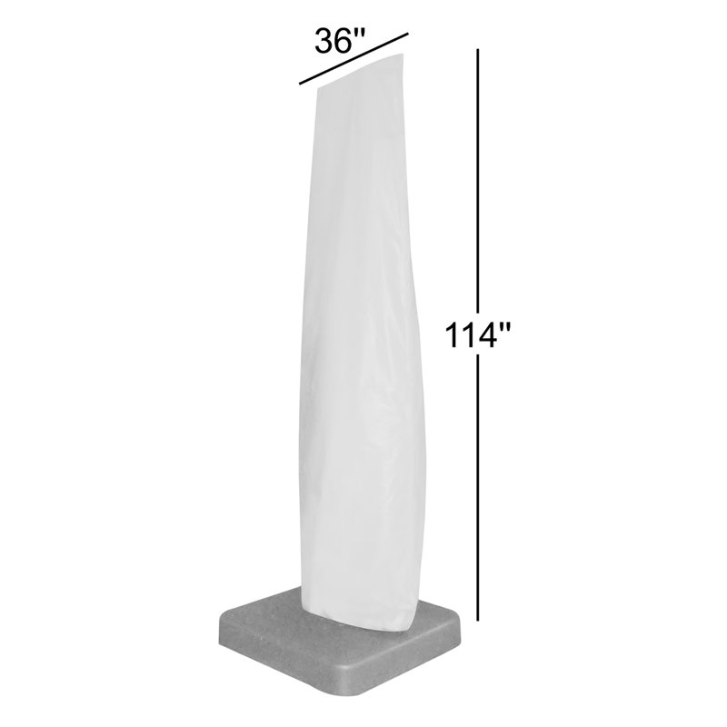 Outdoor Patio Umbrella Cover, Gray