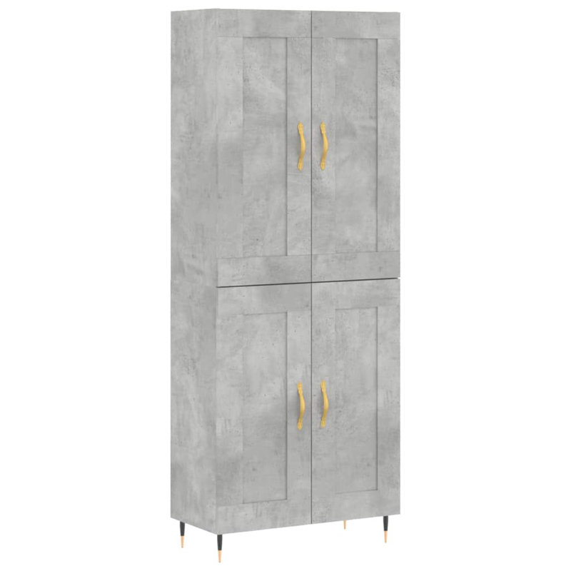 Onatas 69.5cm Sideboard, Concrete Grey
