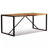 vidaXL Dining Table Kitchen Table Dining Room Table Solid Rough Mango Wood-948212586-1067864428