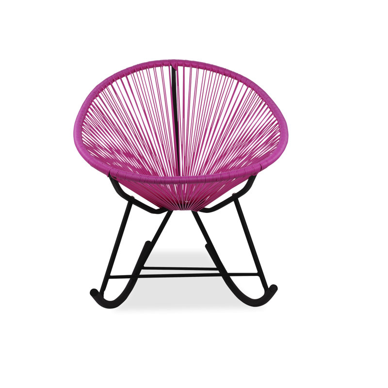 Chaise berçante Fillip Acapulco, Rose
