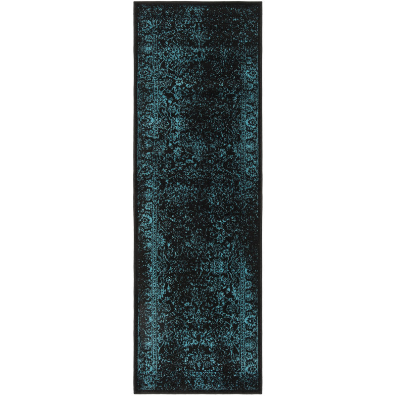 Olius Performance Floral Rug, Runner 2'6" x 22'
